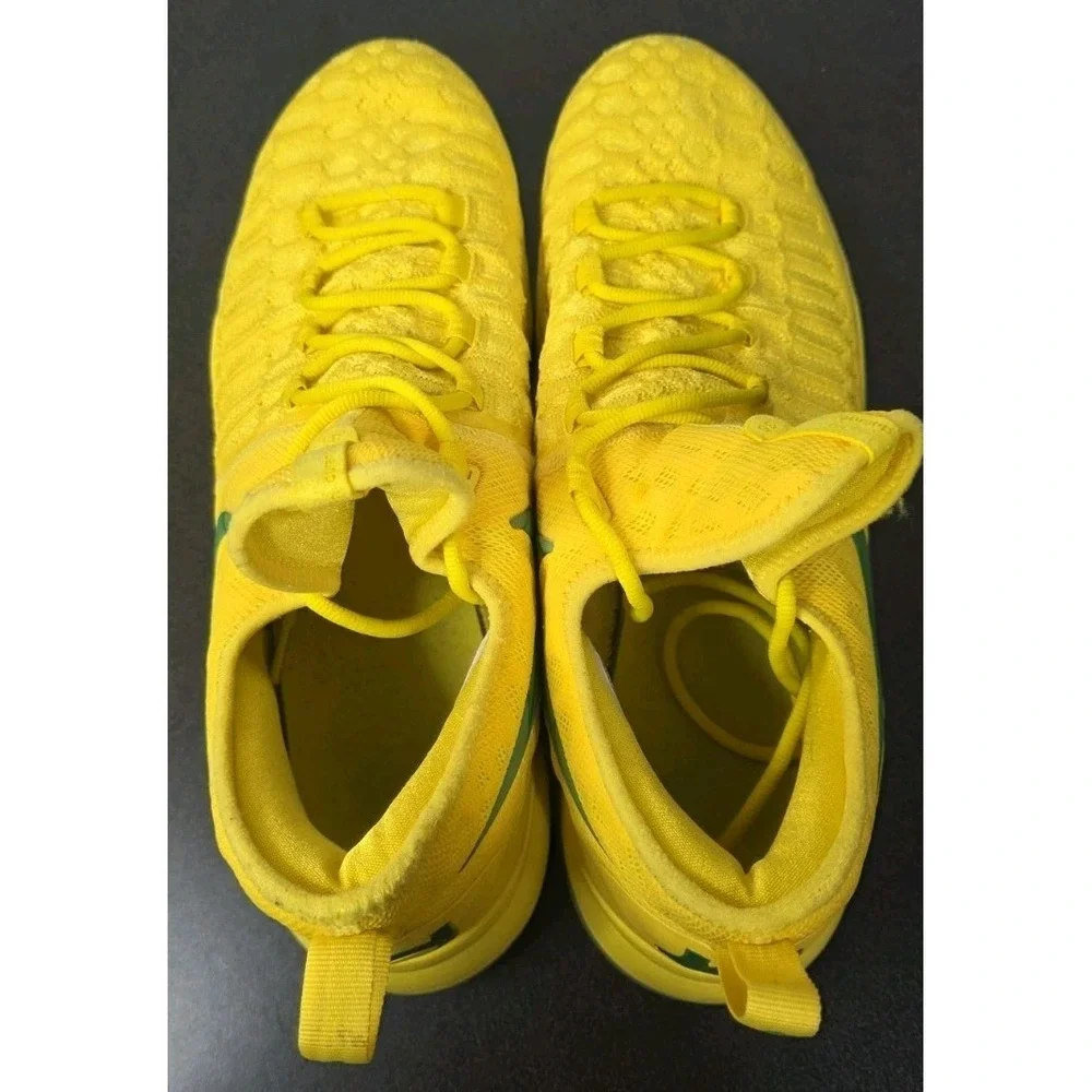 Oregon Ducks Nike KD 9 Basketball Shoes Men's‎ Yellow/Green 14 Sneakers - Picture 6 of 8